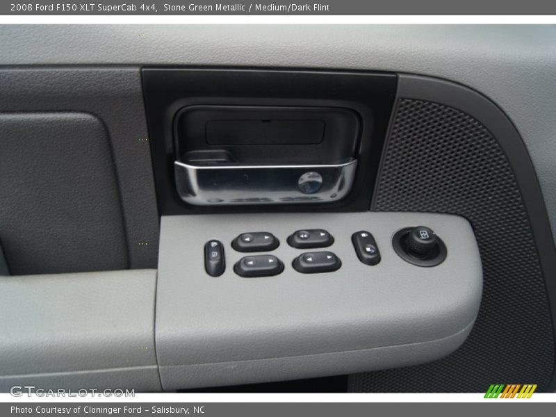 Stone Green Metallic / Medium/Dark Flint 2008 Ford F150 XLT SuperCab 4x4