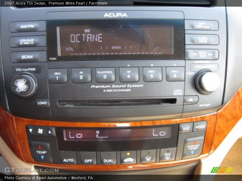Premium White Pearl / Parchment 2007 Acura TSX Sedan