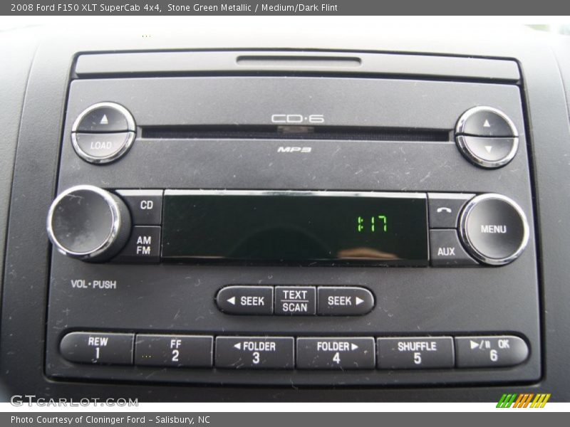 Stone Green Metallic / Medium/Dark Flint 2008 Ford F150 XLT SuperCab 4x4