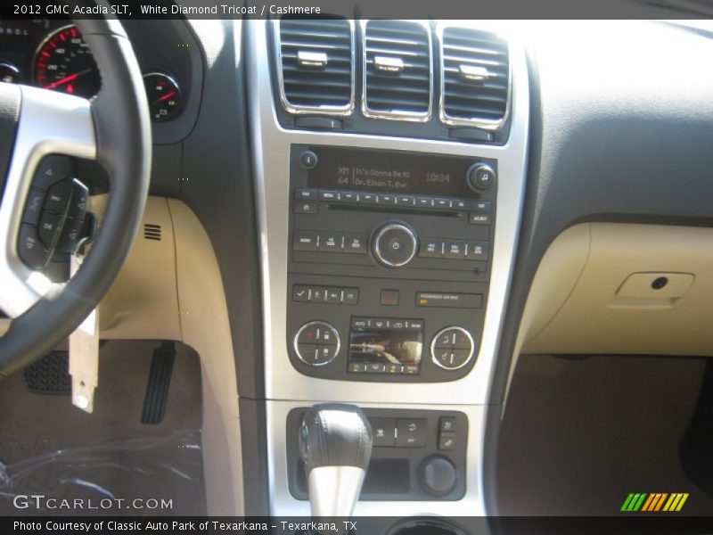 White Diamond Tricoat / Cashmere 2012 GMC Acadia SLT