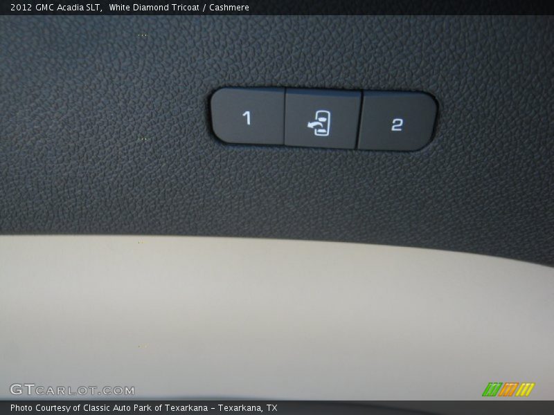 White Diamond Tricoat / Cashmere 2012 GMC Acadia SLT