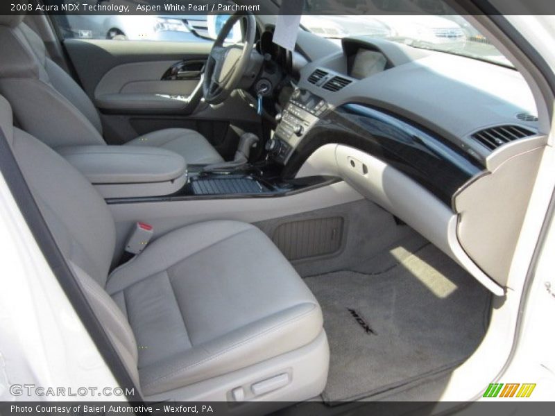 Aspen White Pearl / Parchment 2008 Acura MDX Technology