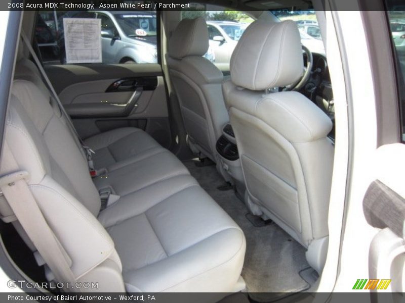Aspen White Pearl / Parchment 2008 Acura MDX Technology