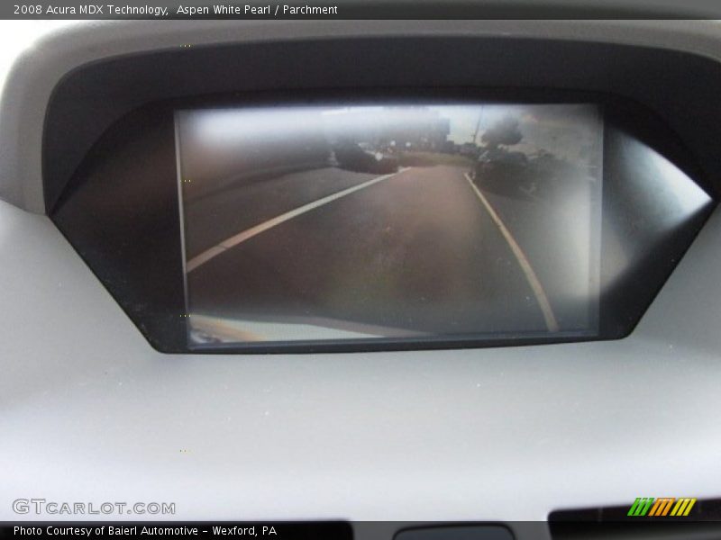 Aspen White Pearl / Parchment 2008 Acura MDX Technology