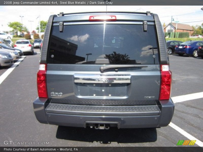Steel Blue Metallic / Dark Slate Gray 2008 Jeep Commander Limited 4x4