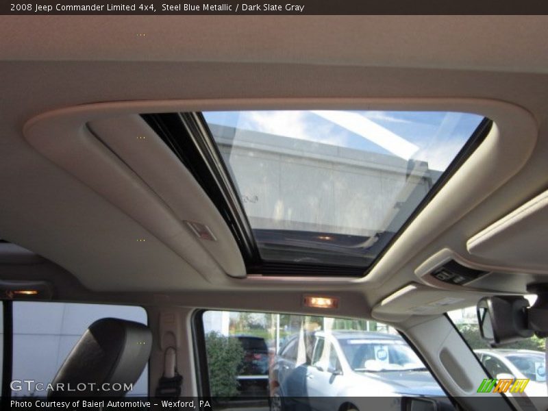 Steel Blue Metallic / Dark Slate Gray 2008 Jeep Commander Limited 4x4