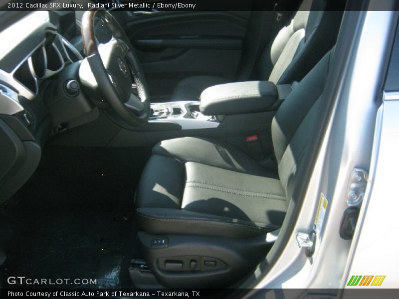 Radiant Silver Metallic / Ebony/Ebony 2012 Cadillac SRX Luxury