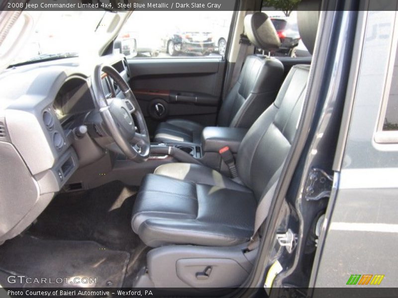 Steel Blue Metallic / Dark Slate Gray 2008 Jeep Commander Limited 4x4