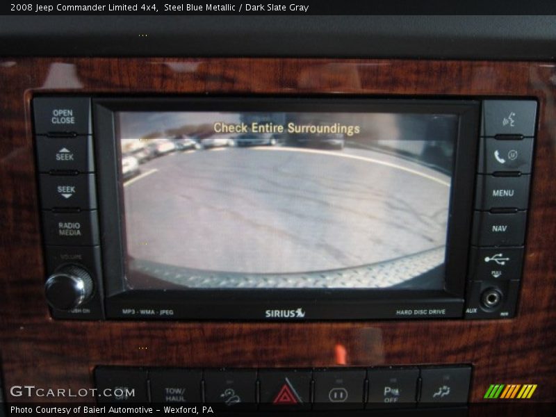 Steel Blue Metallic / Dark Slate Gray 2008 Jeep Commander Limited 4x4