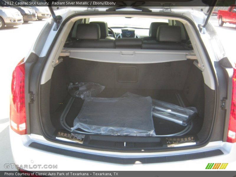 Radiant Silver Metallic / Ebony/Ebony 2012 Cadillac SRX Luxury
