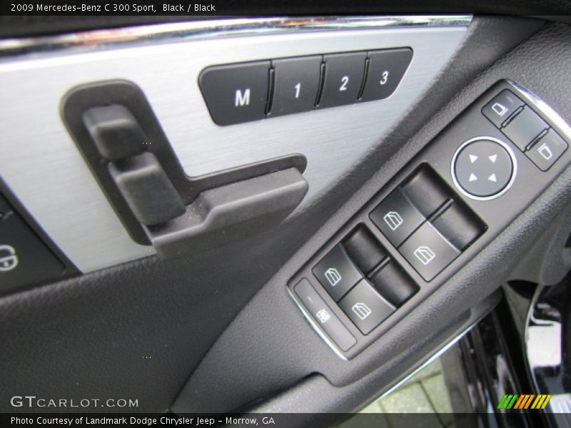 Black / Black 2009 Mercedes-Benz C 300 Sport