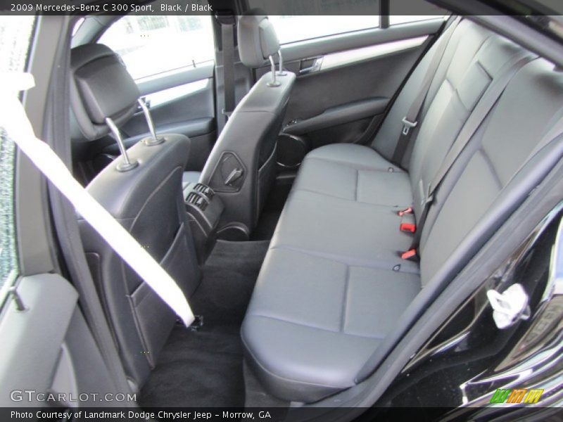 Black / Black 2009 Mercedes-Benz C 300 Sport