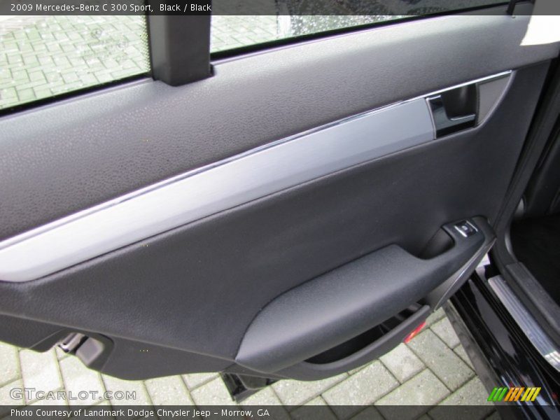 Black / Black 2009 Mercedes-Benz C 300 Sport