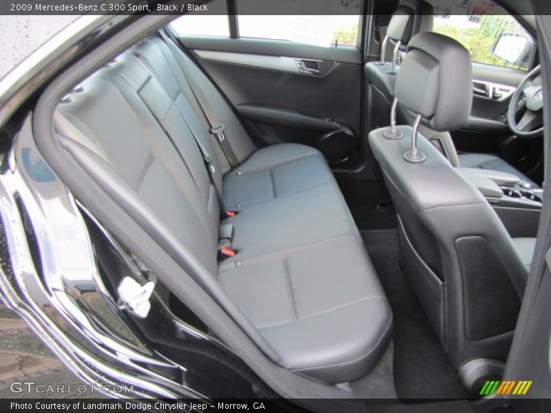 Black / Black 2009 Mercedes-Benz C 300 Sport