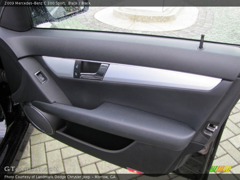 Black / Black 2009 Mercedes-Benz C 300 Sport