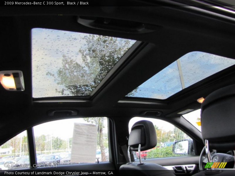 Black / Black 2009 Mercedes-Benz C 300 Sport