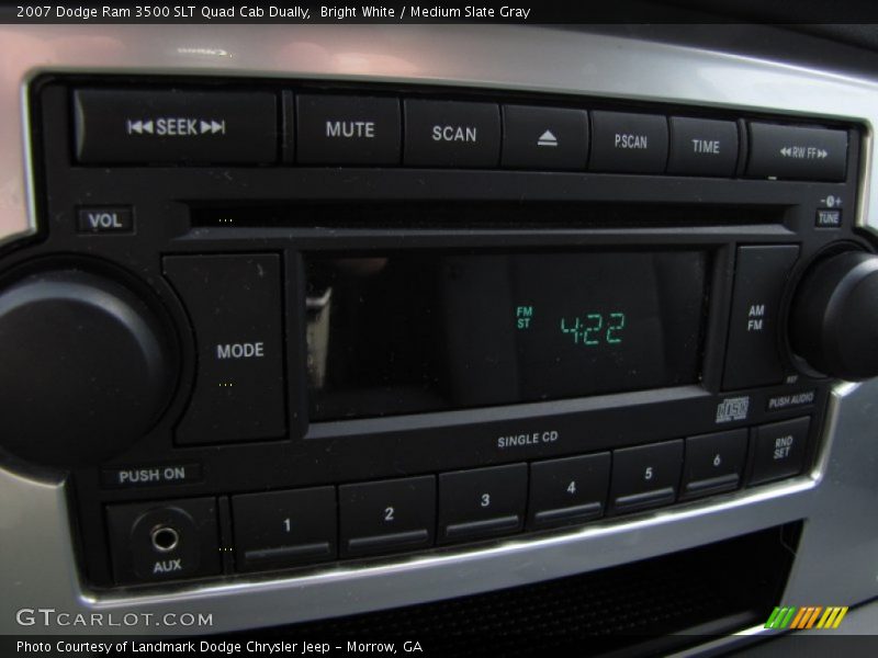 Audio System of 2007 Ram 3500 SLT Quad Cab Dually