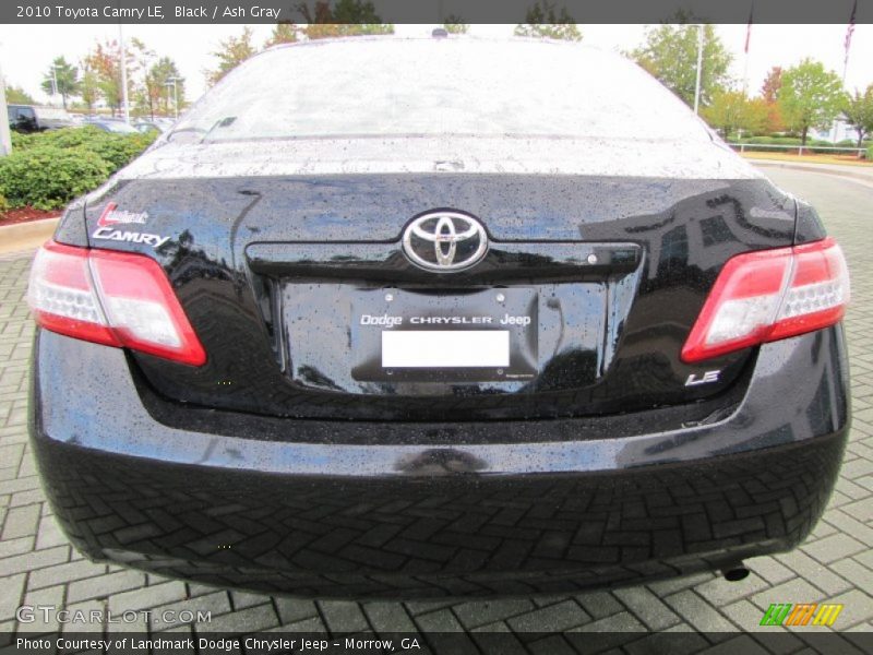 Black / Ash Gray 2010 Toyota Camry LE