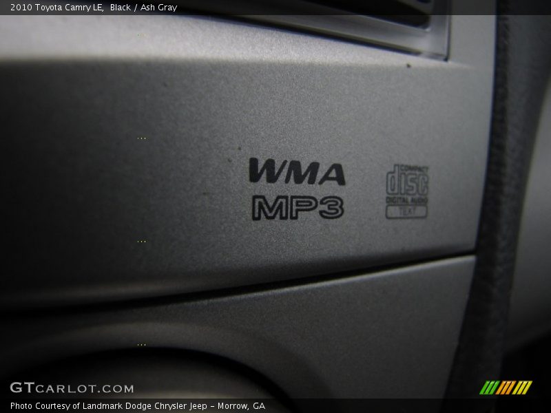Black / Ash Gray 2010 Toyota Camry LE