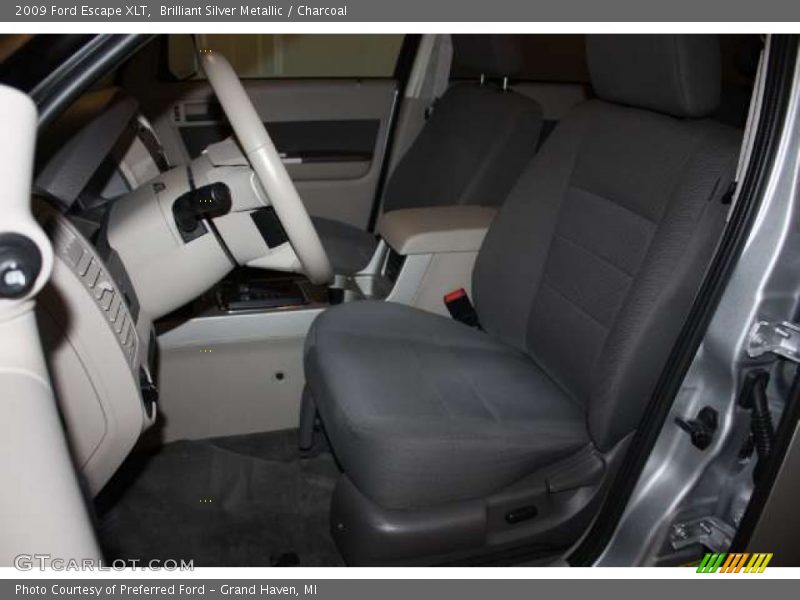 Brilliant Silver Metallic / Charcoal 2009 Ford Escape XLT