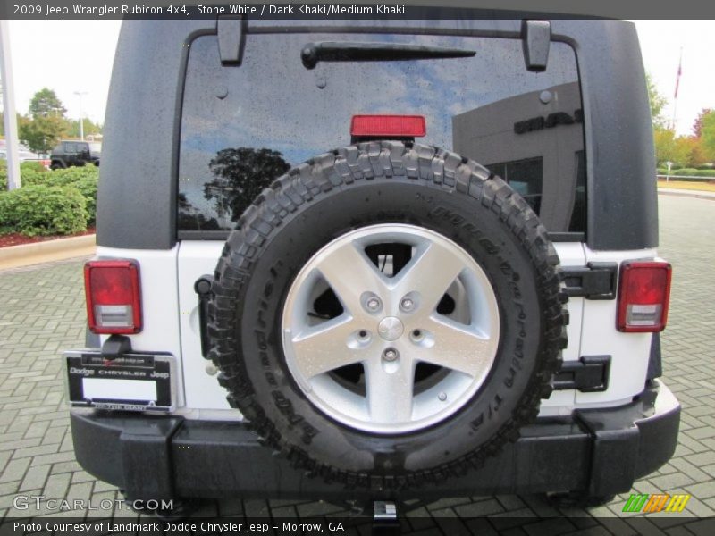 Stone White / Dark Khaki/Medium Khaki 2009 Jeep Wrangler Rubicon 4x4