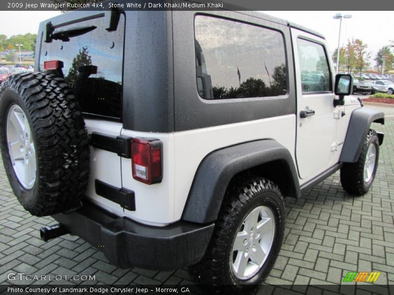 Stone White / Dark Khaki/Medium Khaki 2009 Jeep Wrangler Rubicon 4x4