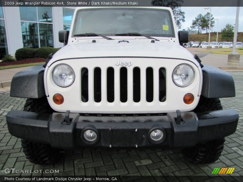 Stone White / Dark Khaki/Medium Khaki 2009 Jeep Wrangler Rubicon 4x4