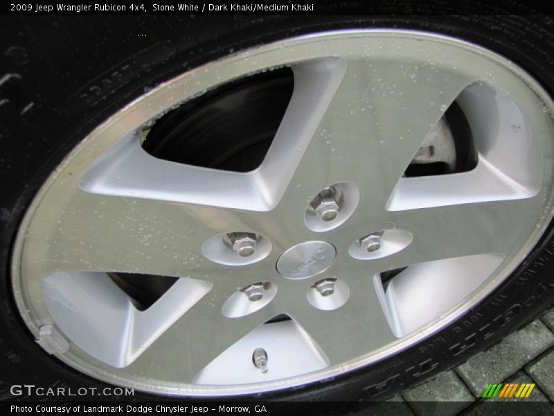 Stone White / Dark Khaki/Medium Khaki 2009 Jeep Wrangler Rubicon 4x4