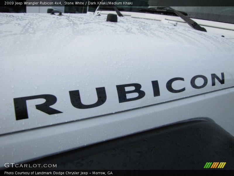 Stone White / Dark Khaki/Medium Khaki 2009 Jeep Wrangler Rubicon 4x4