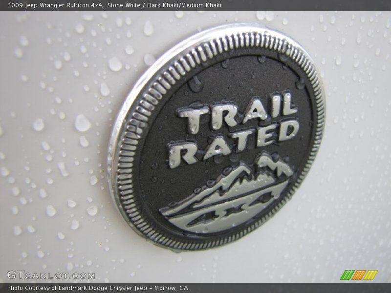 Stone White / Dark Khaki/Medium Khaki 2009 Jeep Wrangler Rubicon 4x4