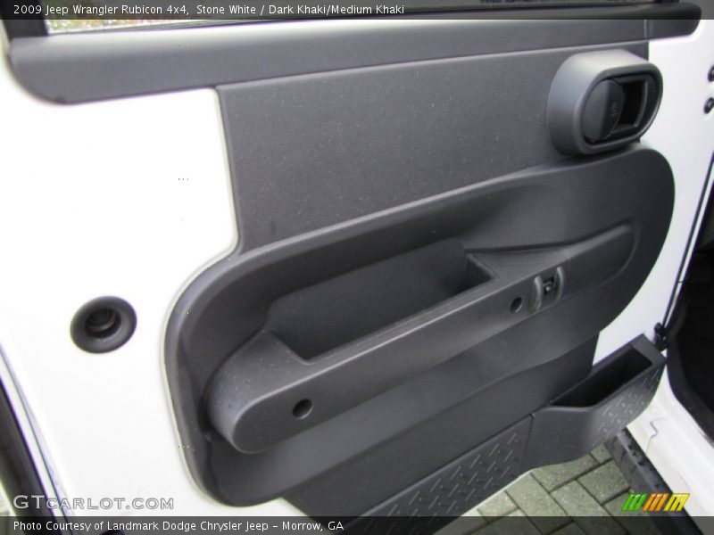 Stone White / Dark Khaki/Medium Khaki 2009 Jeep Wrangler Rubicon 4x4