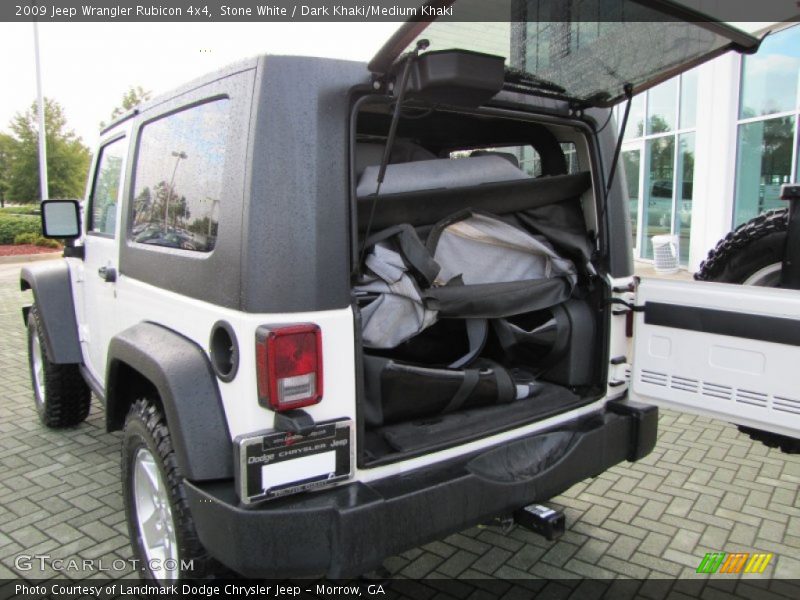 Stone White / Dark Khaki/Medium Khaki 2009 Jeep Wrangler Rubicon 4x4