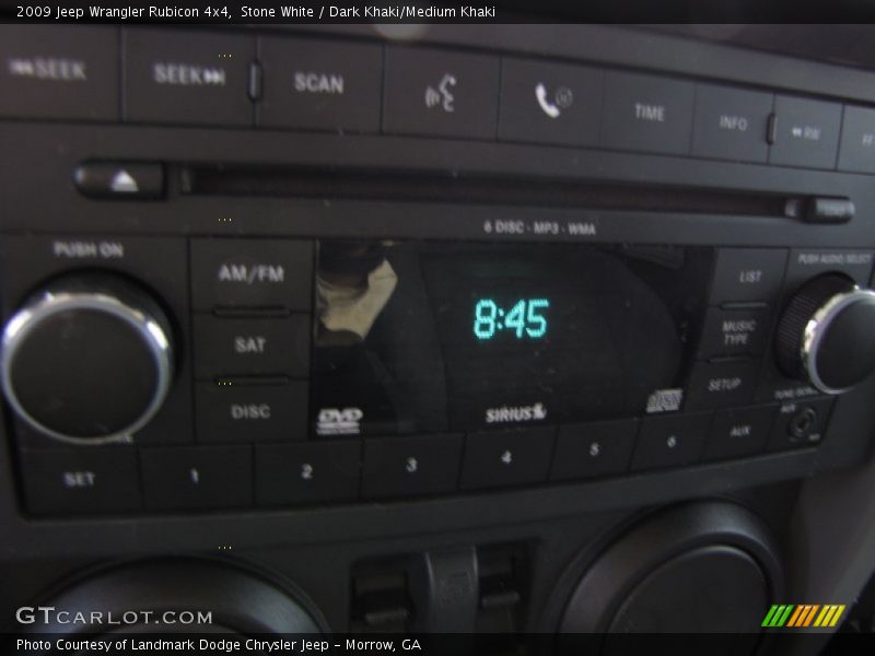 Stone White / Dark Khaki/Medium Khaki 2009 Jeep Wrangler Rubicon 4x4