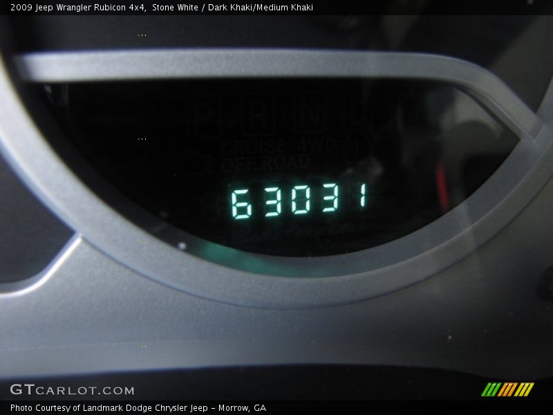 Stone White / Dark Khaki/Medium Khaki 2009 Jeep Wrangler Rubicon 4x4