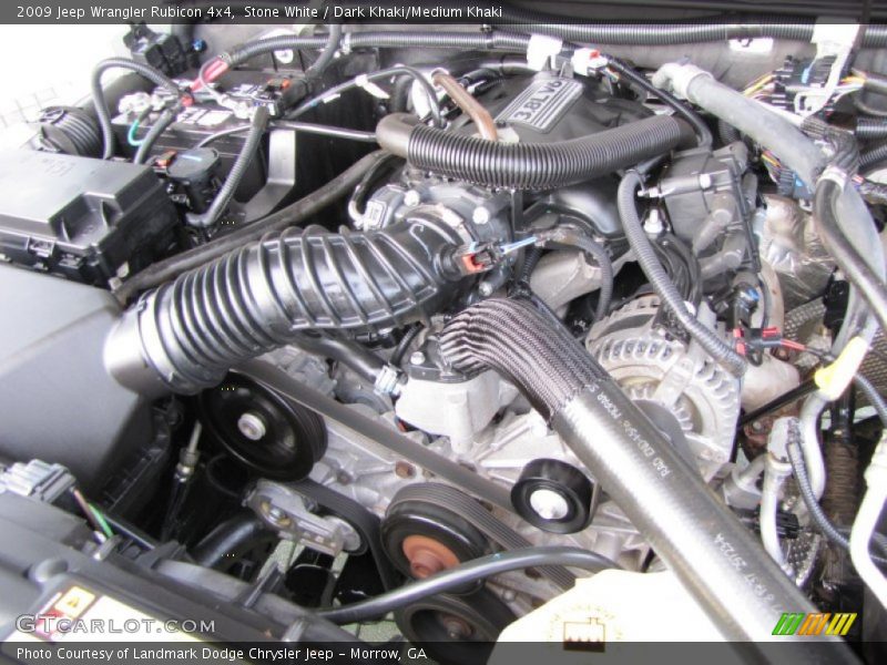 Stone White / Dark Khaki/Medium Khaki 2009 Jeep Wrangler Rubicon 4x4