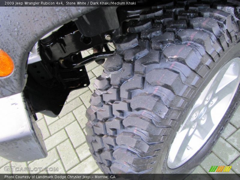 Stone White / Dark Khaki/Medium Khaki 2009 Jeep Wrangler Rubicon 4x4