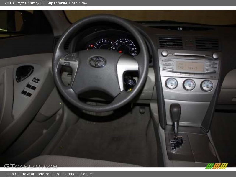 Super White / Ash Gray 2010 Toyota Camry LE