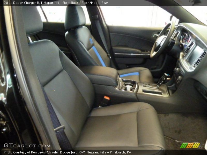 2011 Charger R/T Mopar '11 Black/Mopar Blue Interior