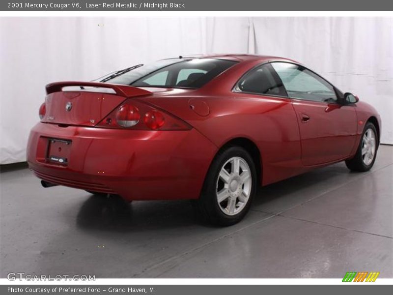 Laser Red Metallic / Midnight Black 2001 Mercury Cougar V6