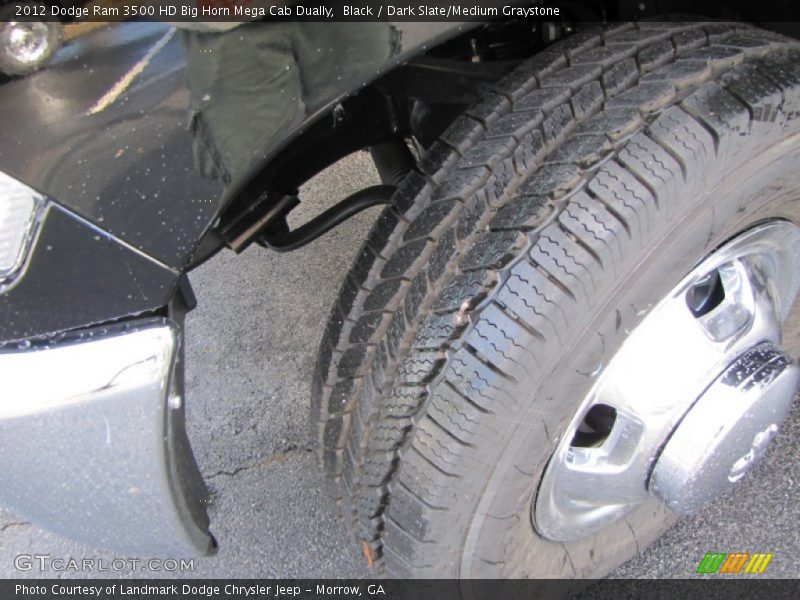 Black / Dark Slate/Medium Graystone 2012 Dodge Ram 3500 HD Big Horn Mega Cab Dually