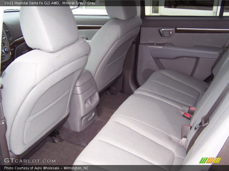 Mineral Gray / Gray 2011 Hyundai Santa Fe GLS AWD