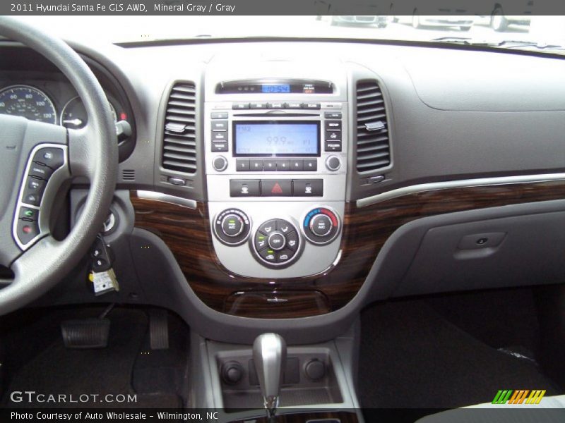 Mineral Gray / Gray 2011 Hyundai Santa Fe GLS AWD