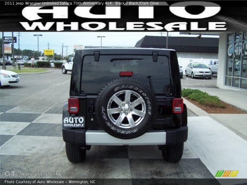 Black / Black/Dark Olive 2011 Jeep Wrangler Unlimited Sahara 70th Anniversary 4x4