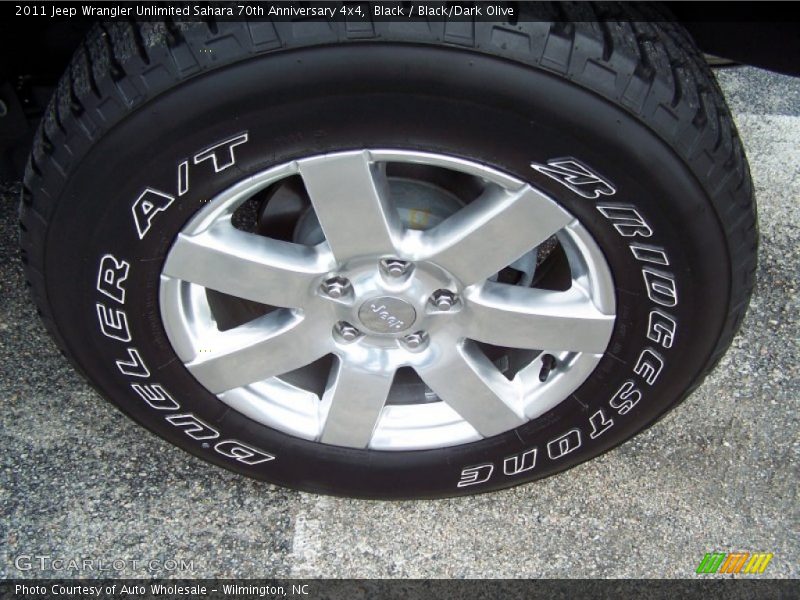  2011 Wrangler Unlimited Sahara 70th Anniversary 4x4 Wheel