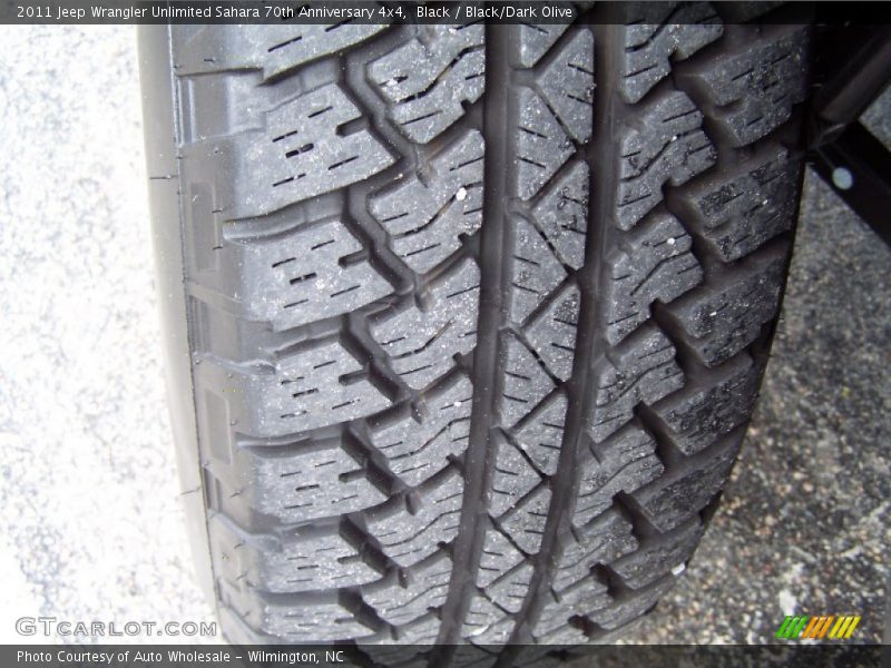 Black / Black/Dark Olive 2011 Jeep Wrangler Unlimited Sahara 70th Anniversary 4x4