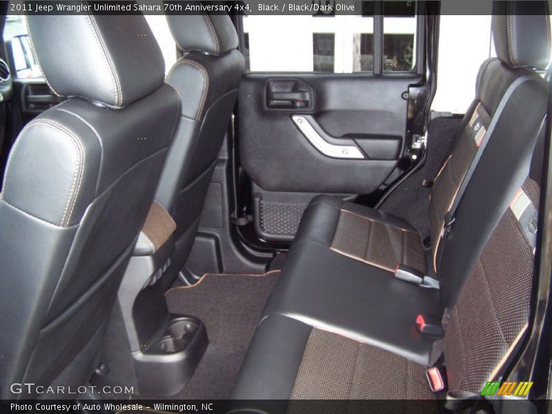  2011 Wrangler Unlimited Sahara 70th Anniversary 4x4 Black/Dark Olive Interior