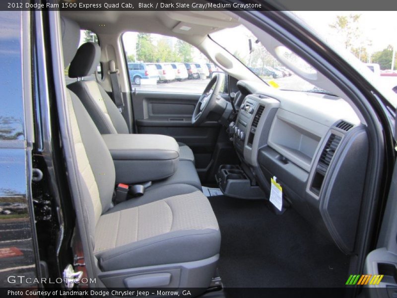  2012 Ram 1500 Express Quad Cab Dark Slate Gray/Medium Graystone Interior
