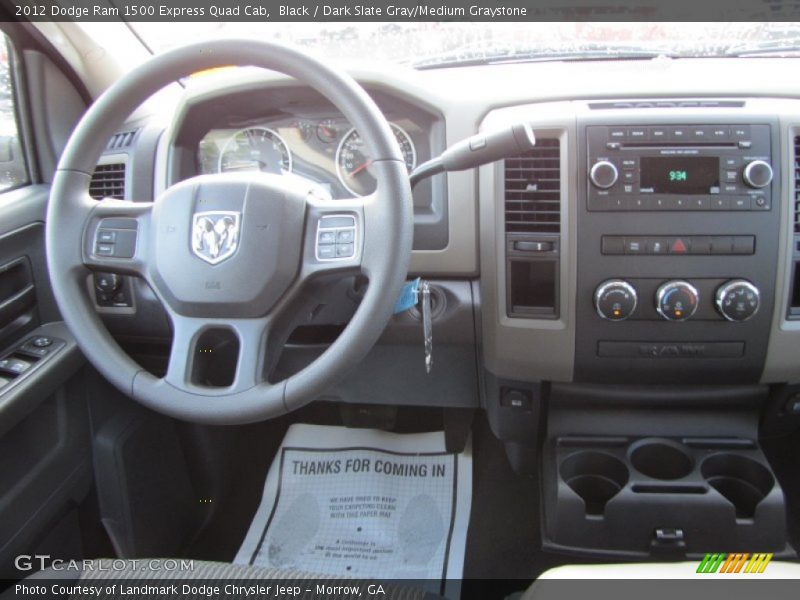 Dashboard of 2012 Ram 1500 Express Quad Cab