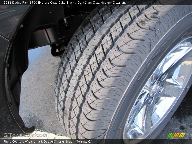 Black / Dark Slate Gray/Medium Graystone 2012 Dodge Ram 1500 Express Quad Cab