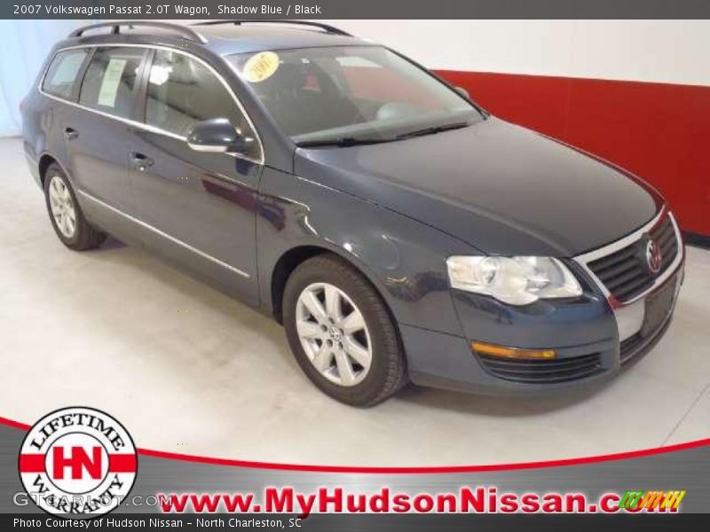 Shadow Blue / Black 2007 Volkswagen Passat 2.0T Wagon